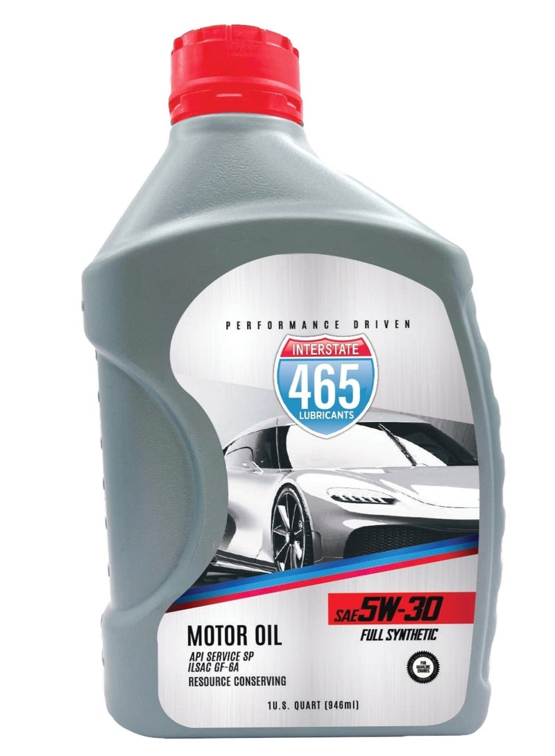465LUBRICANTS Synthetic engine oil 5W-30 1QT x 12 - Image 2